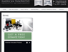 Tablet Screenshot of aipincorporated.com